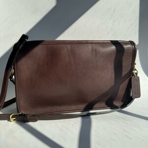Coach Brown Leather Crossbody Bag